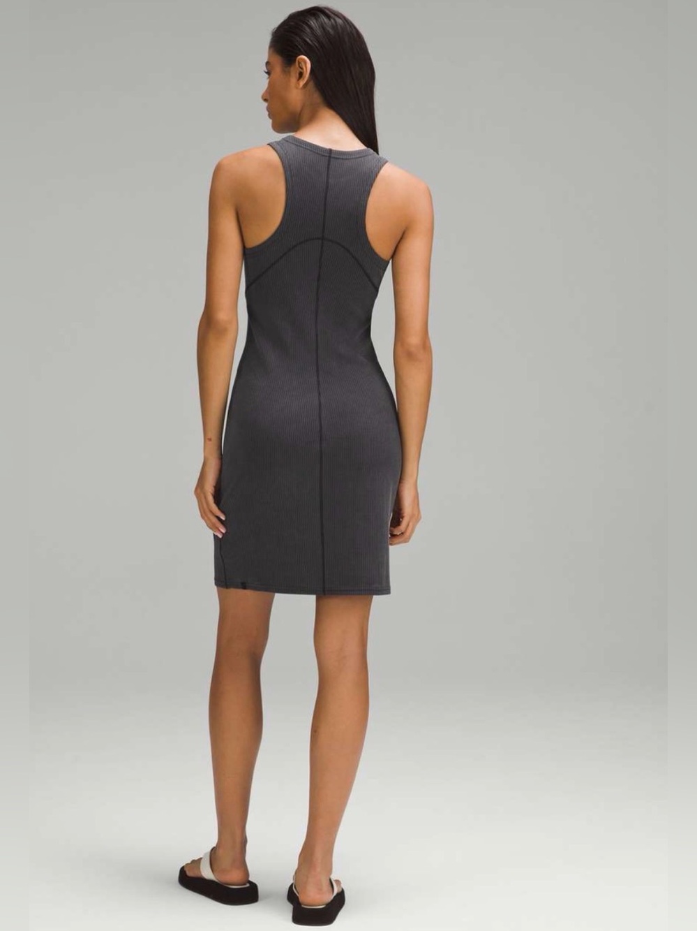 Lululemon Ribbed Softstreme Slim-Fit Tank Dress (Preloved) - Picture 2 of 2